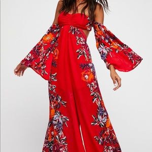 Classic Free People Falling Showers Jumpsuit